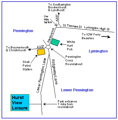 map of lymington